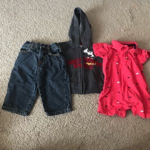 6-9 Month Boy Bundle Carter’s Disney Calvin Klein